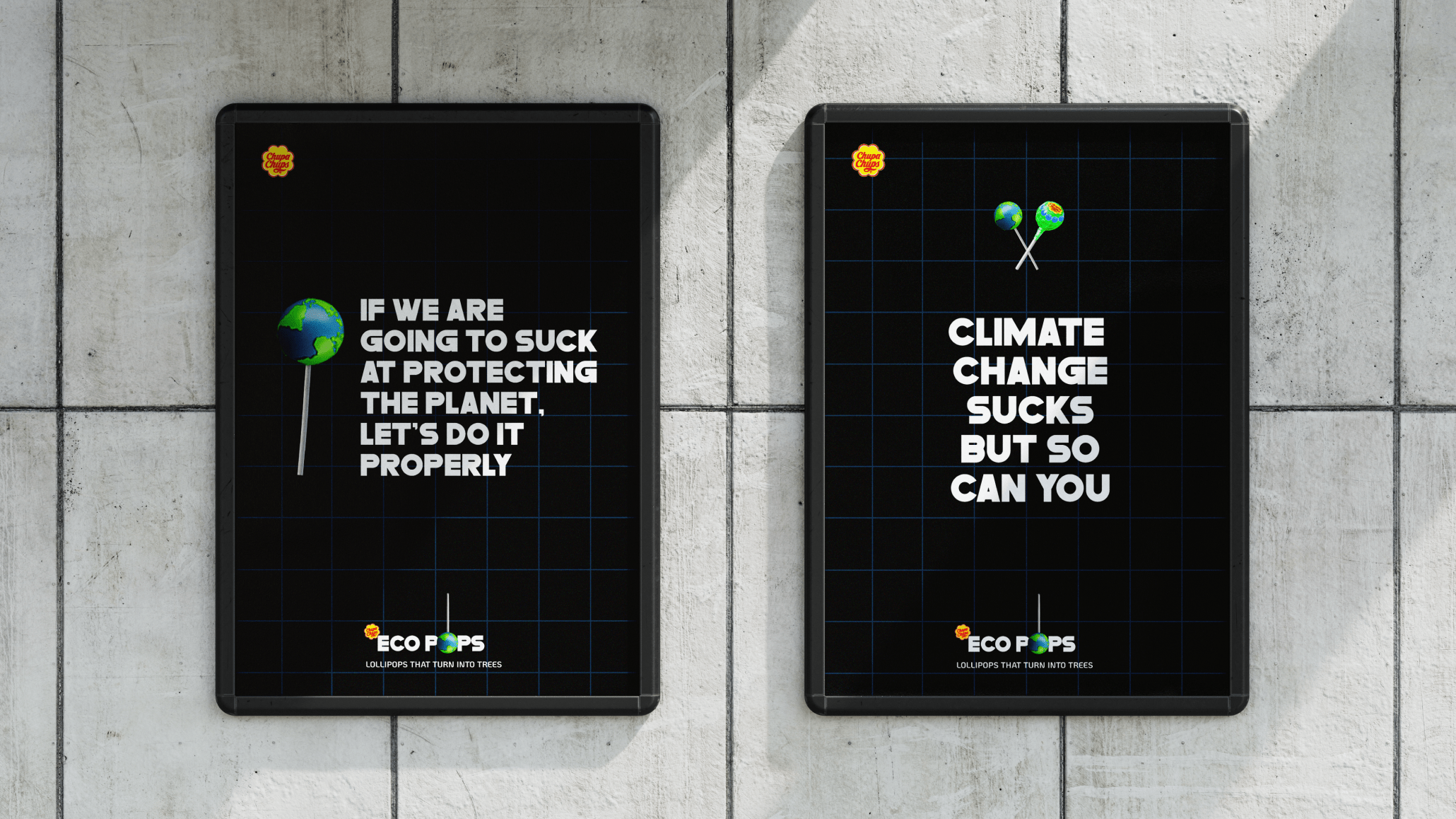 Eco Pops posters near Schools and Universities